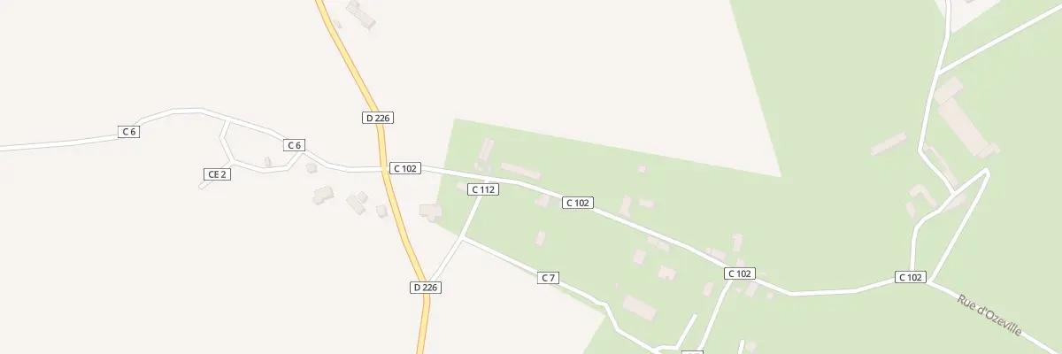 Plan du 36 Rue d’ Ozeville à Tocqueville