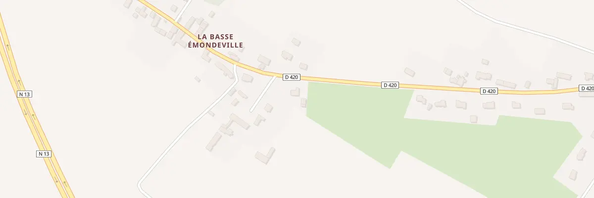 Plan du 1A Hameau de la Basse à Émondeville