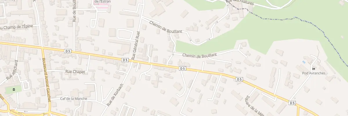 Plan du 35 Rue du Cdt Bindel - Avranches à Avranches