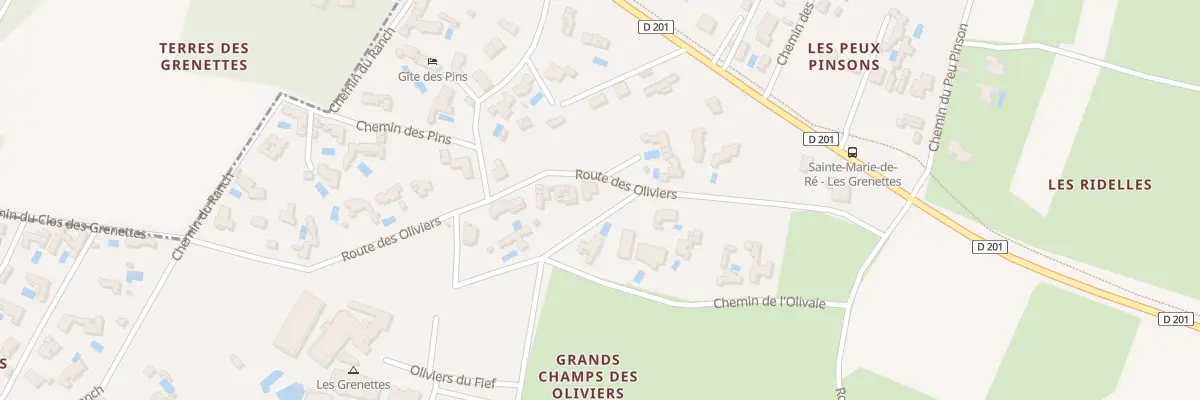 Plan du 23 Rue des Oliviers à Sainte-Marie-de-Ré