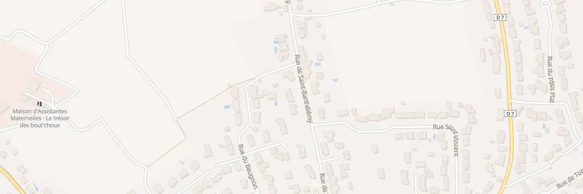 Plan du 42 Rue de Saint Barthelemy au Loroux-Bottereau
