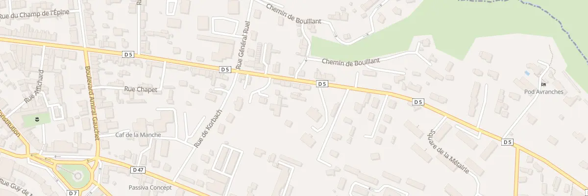 Plan du 56 Rue du Cdt Bindel - Avranches à Avranches