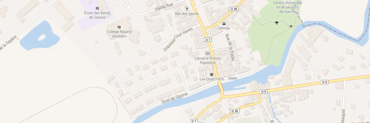 Plan du 21 Rue de la Libération à Gavray-sur-Sienne