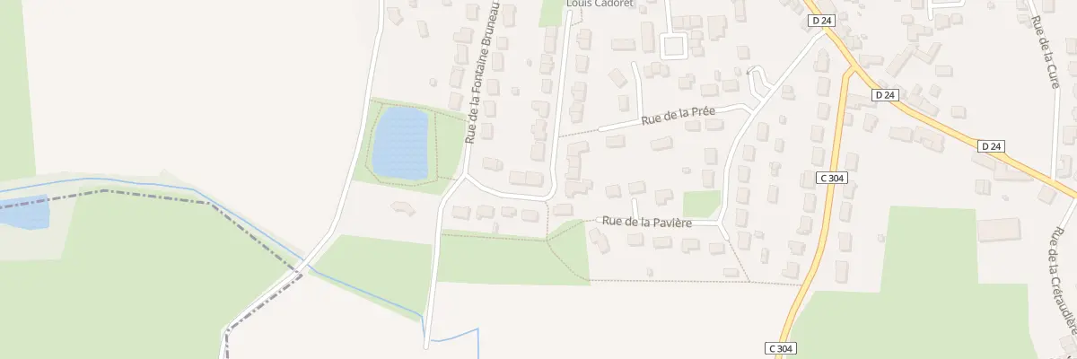 Plan du 3 Rue du Clos Saint Georgeois à Mouzeil