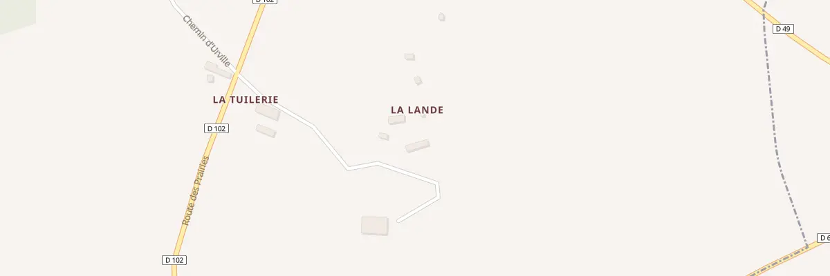 Plan du 7 Rte des Prairies à Grimesnil