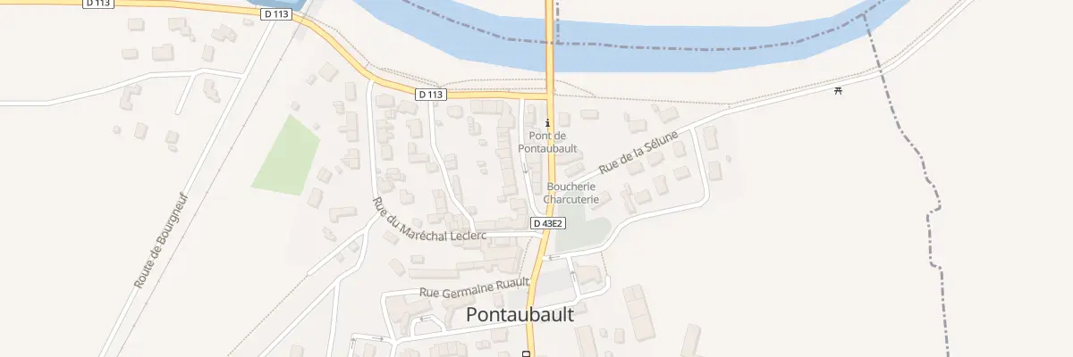 Plan du 4 Rue Maréchal Montgomery à Pontaubault