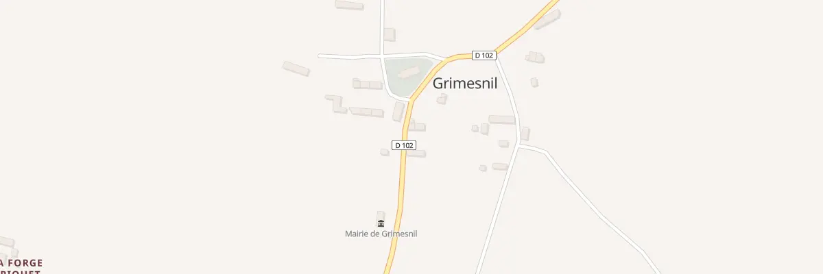 Plan du 4 Rte de la Vanne à Grimesnil