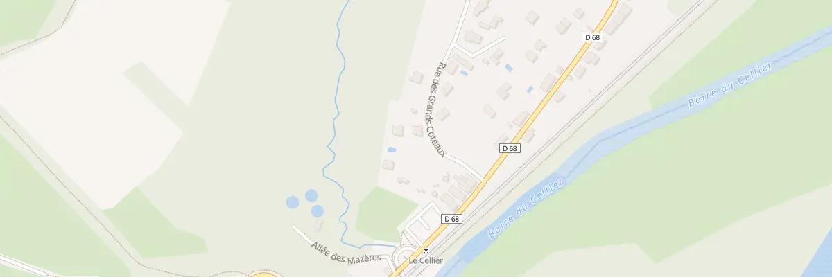 Plan du 13 Rue des Grands Coteaux au Cellier