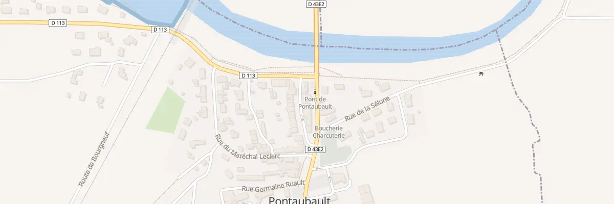 Plan du 3 Rue Patton à Pontaubault