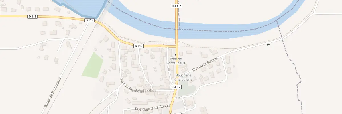 Plan du 1 Rue Patton à Pontaubault