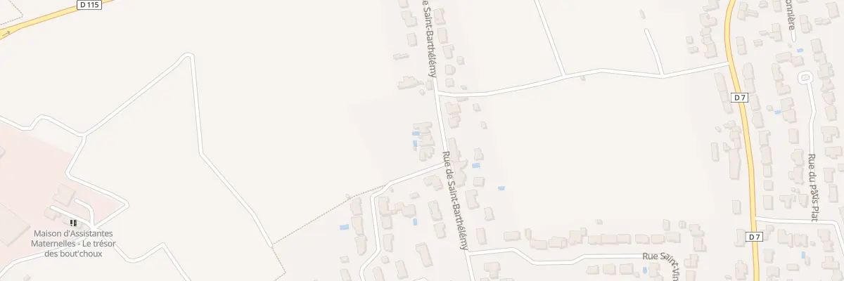 Plan du 48 Rue de Saint Barthelemy au Loroux-Bottereau