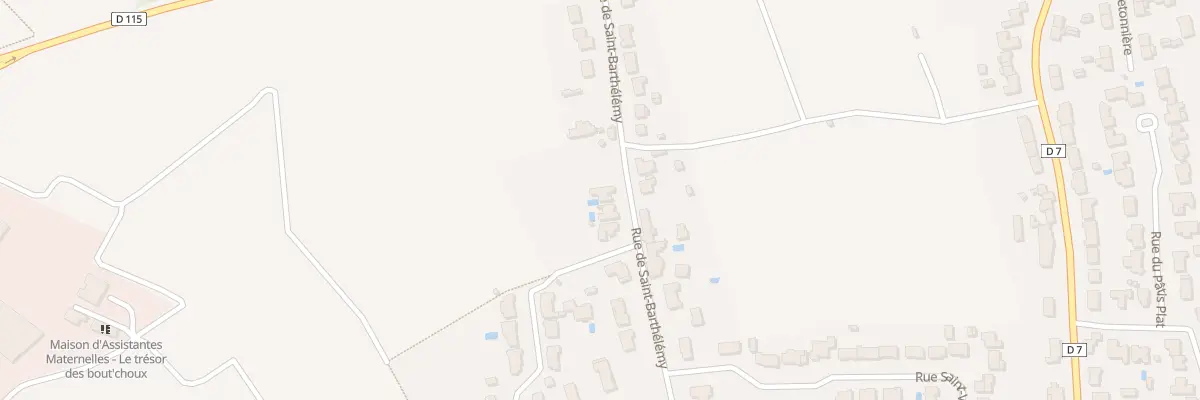 Plan du 50 Rue de Saint Barthelemy au Loroux-Bottereau