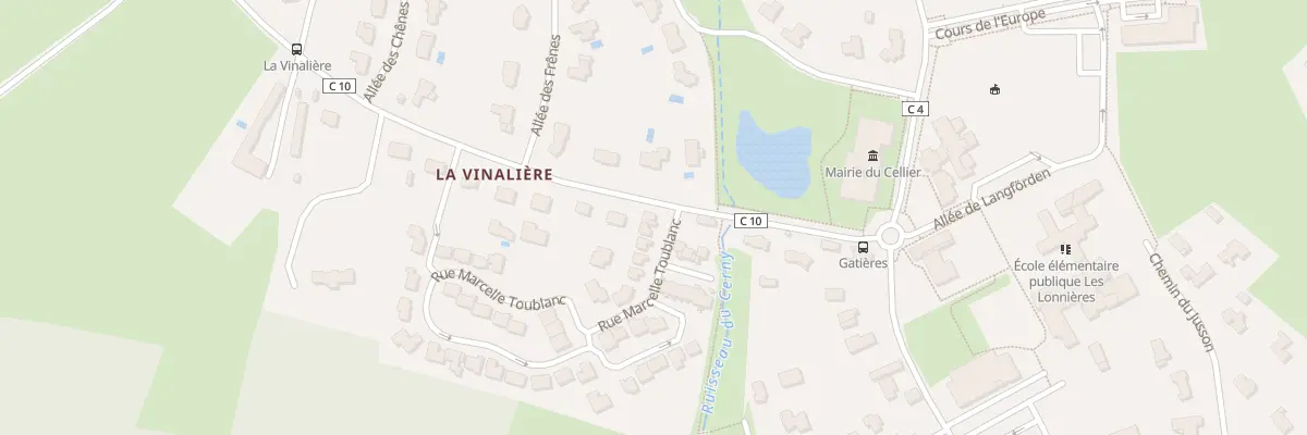 Plan du 2 Rue Marcelle Toublanc au Cellier