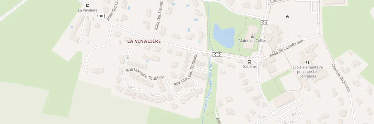 Plan du 6 Rue Marcelle Toublanc au Cellier