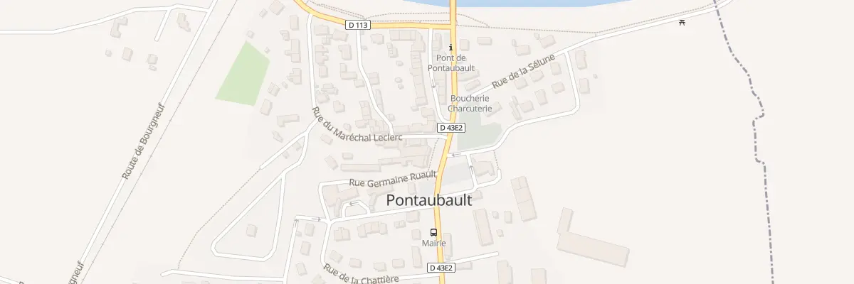 Plan du 11 Rue Patton à Pontaubault
