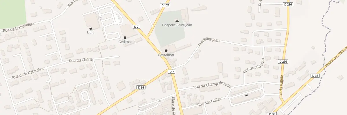 Plan du 8 Rue de Lhotel St Denis -Gavray à Gavray-sur-Sienne