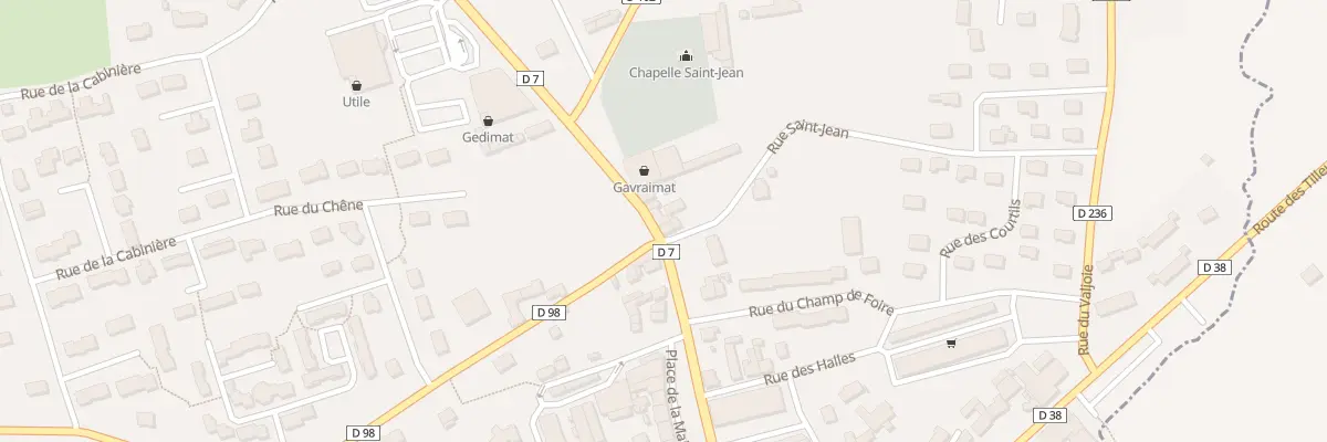 Plan du 4 Rue de Lhotel St Denis -Gavray à Gavray-sur-Sienne