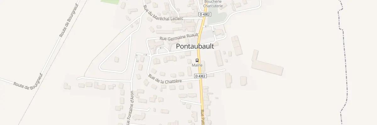 Plan du 19 Rue Patton à Pontaubault