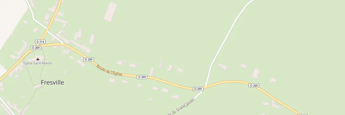 Plan du 29 Rte de l’Église à Fresville