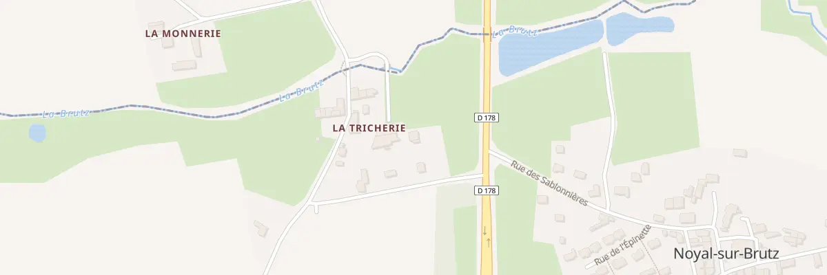 Plan du 5145 La TRICHERIE à Noyal-sur-Brutz