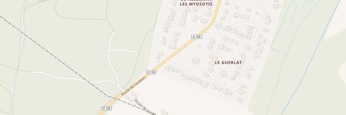 Plan du 1 Rue de l’Airial à Saubion