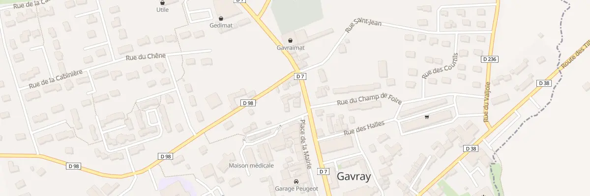 Plan du 5 Rue de Lhotel St Denis -Gavray à Gavray-sur-Sienne
