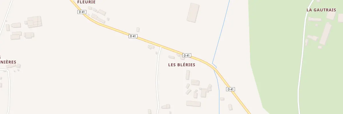 Plan du 5771 Les Bleries à Retiers