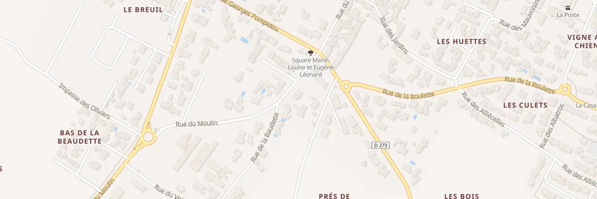 Plan du 8 Rte du Moulin à La Brée-les-Bains