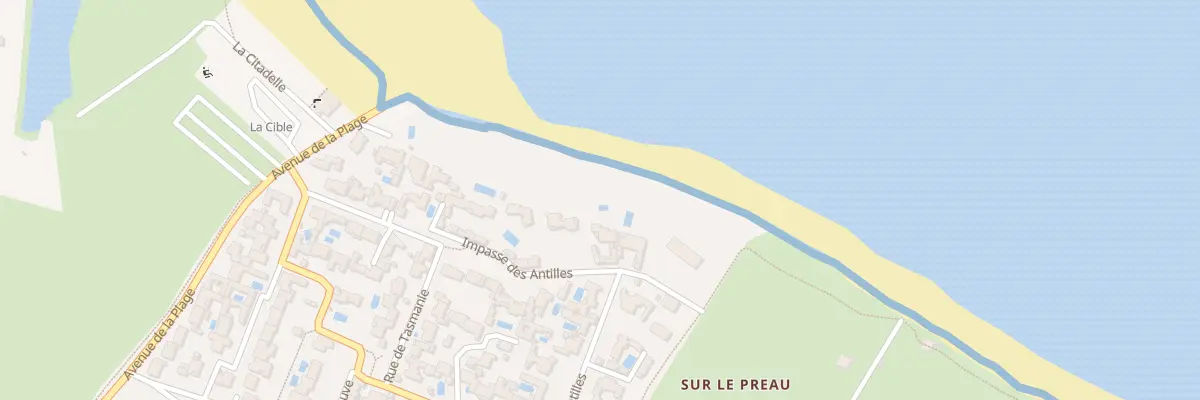 Plan du 2 Imp des Antilles à Saint-Martin-de-Ré