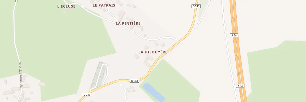 Plan du 7 La Hilouyere - Carnet à Saint-James