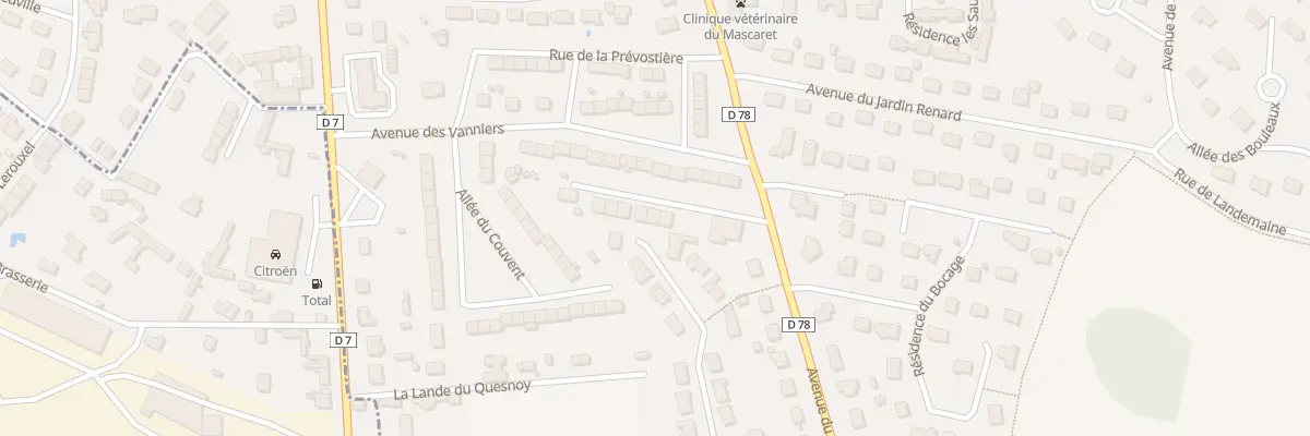 Plan du 24F Av du Quesnoy - Saint Martin à Avranches