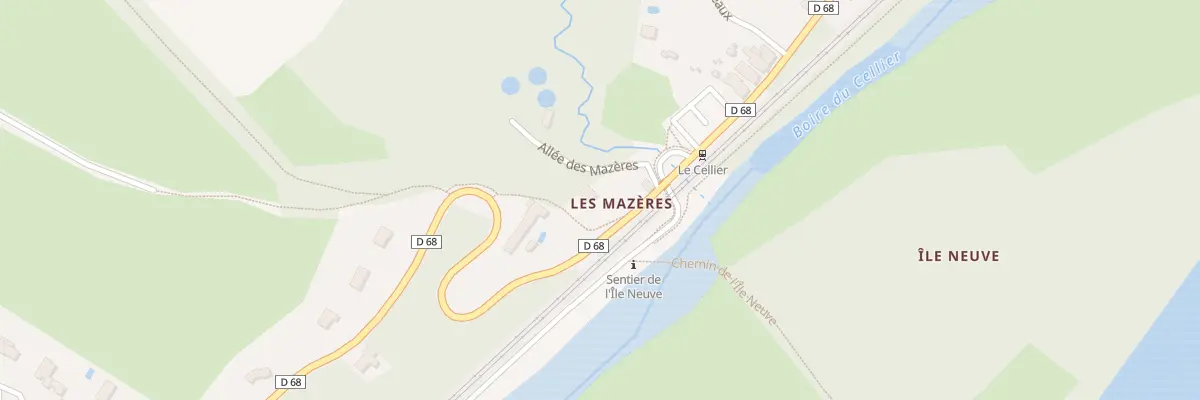 Plan du 5 All des Mazères au Cellier