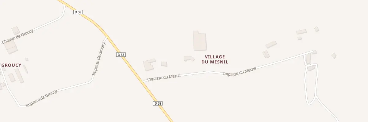 Plan du 7 Vlg du Mesnil à Saint-Denis-le-Vêtu