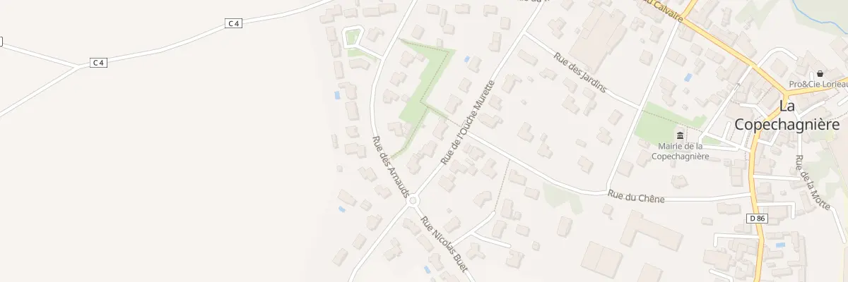 Plan du 16 Rue de l’ouche murette à La Copechagnière