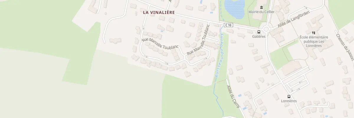 Plan du 11 Rue Marcelle Toublanc au Cellier