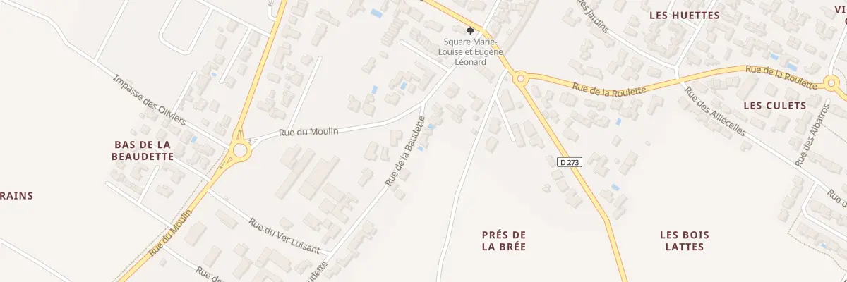 Plan du 3 Rue de la Baudette à La Brée-les-Bains