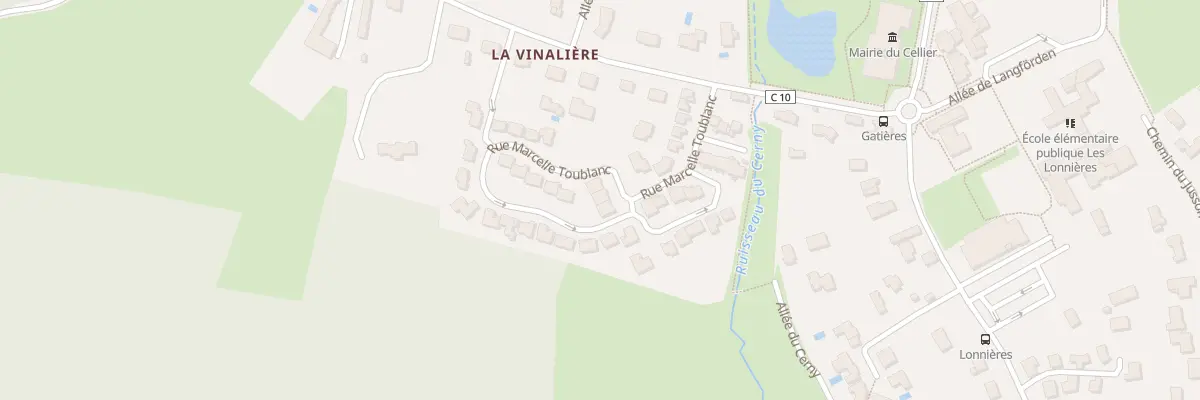 Plan du 13 Rue Marcelle Toublanc au Cellier