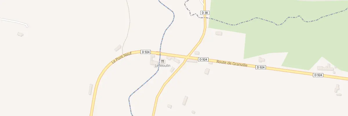 Plan du 1893 Rte de Granville à Champrepus
