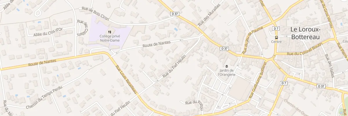 Plan du 11 Rue du fief heulin au Loroux-Bottereau