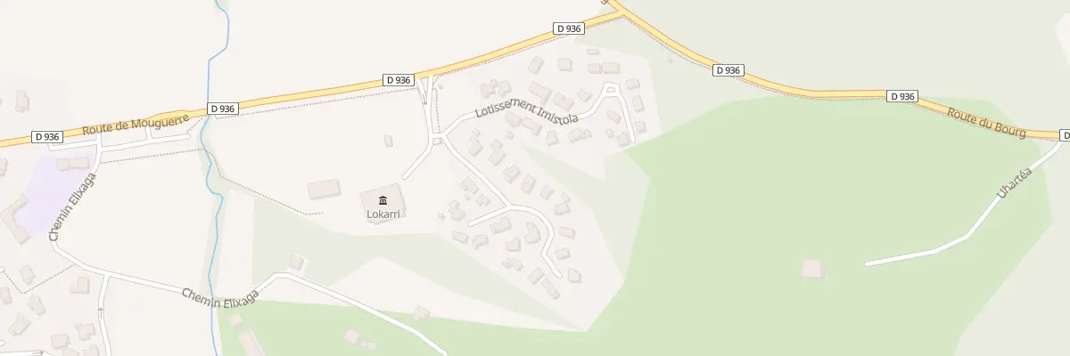 Plan du 35 Voie du Lotissement Imistola à Briscous
