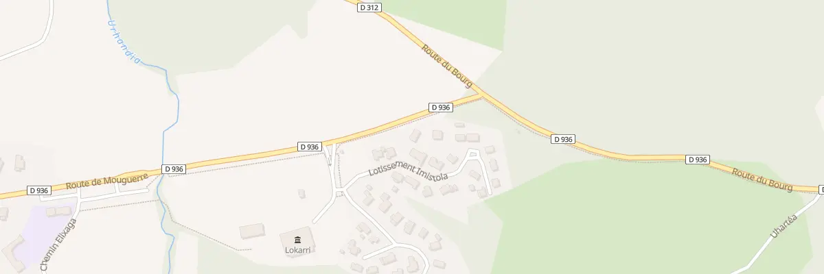 Plan du 16 Voie du Lotissement Imistola à Briscous