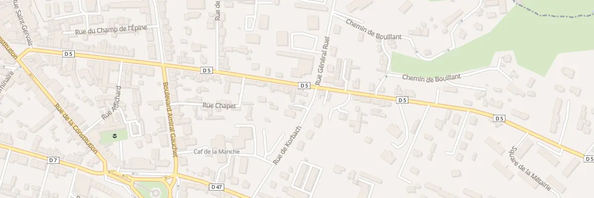 Plan du 38 Rue du Cdt Bindel - Avranches à Avranches
