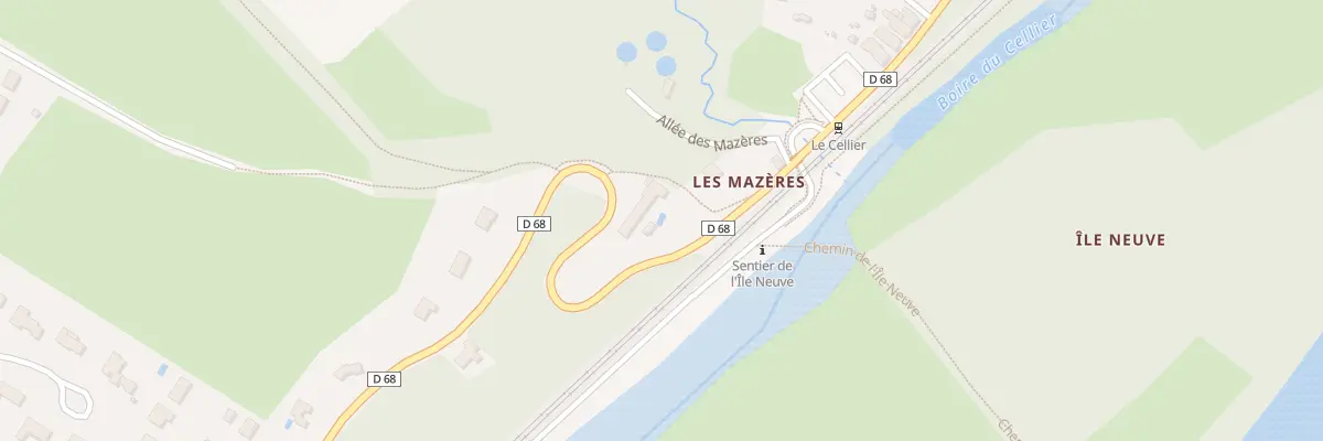 Plan du 2 Rte de Mauves au Cellier