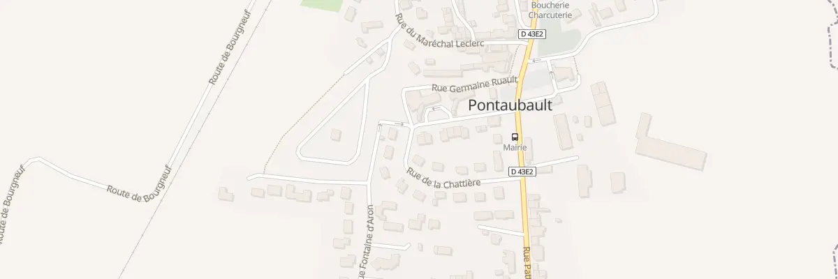 Plan du 15 Rue Charles de Gaulle à Pontaubault