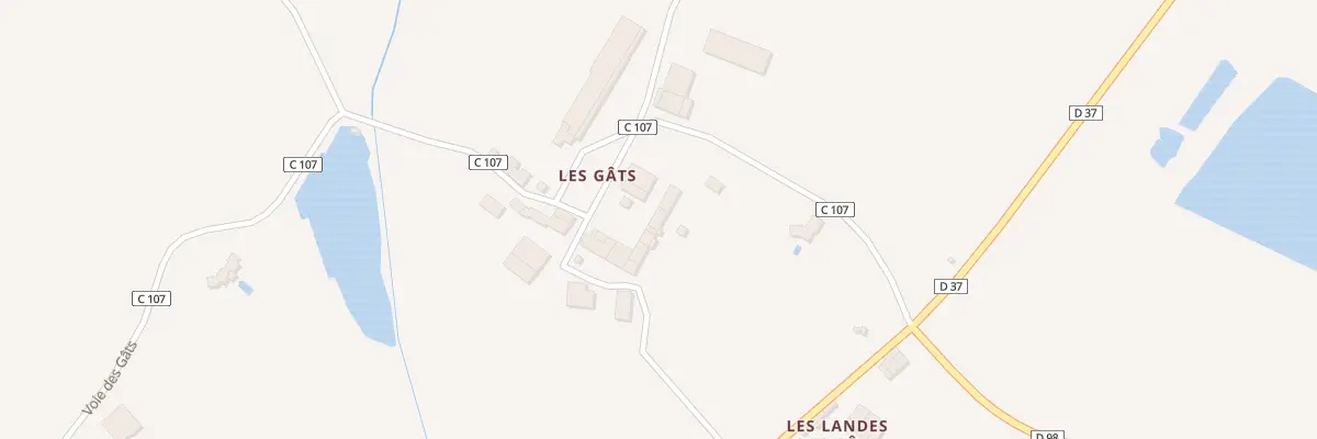 Plan du 6015 Les Gats à Dompierre-sur-Yon