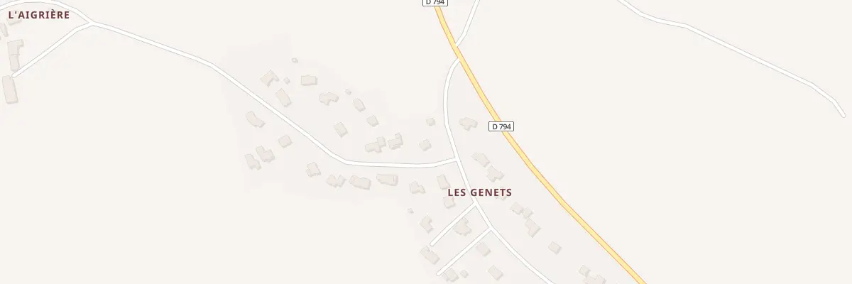 Plan du 2 L’Aigrière à Livré-sur-Changeon