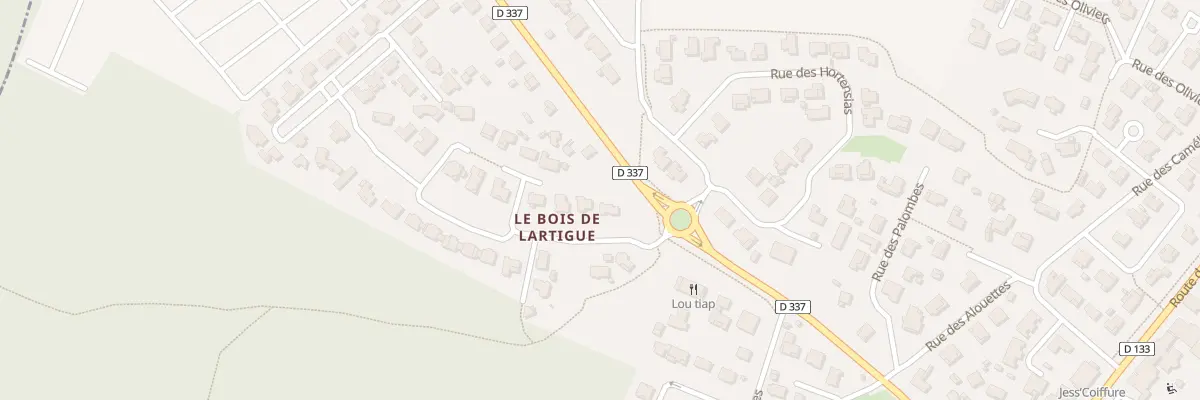 Plan du 2 Rue des Pins à Saubion