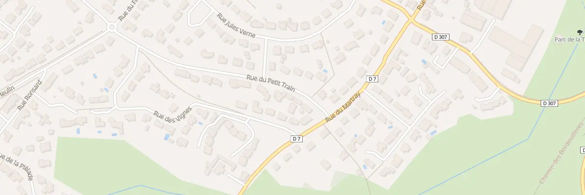Plan du 2B Rue du petit train au Loroux-Bottereau