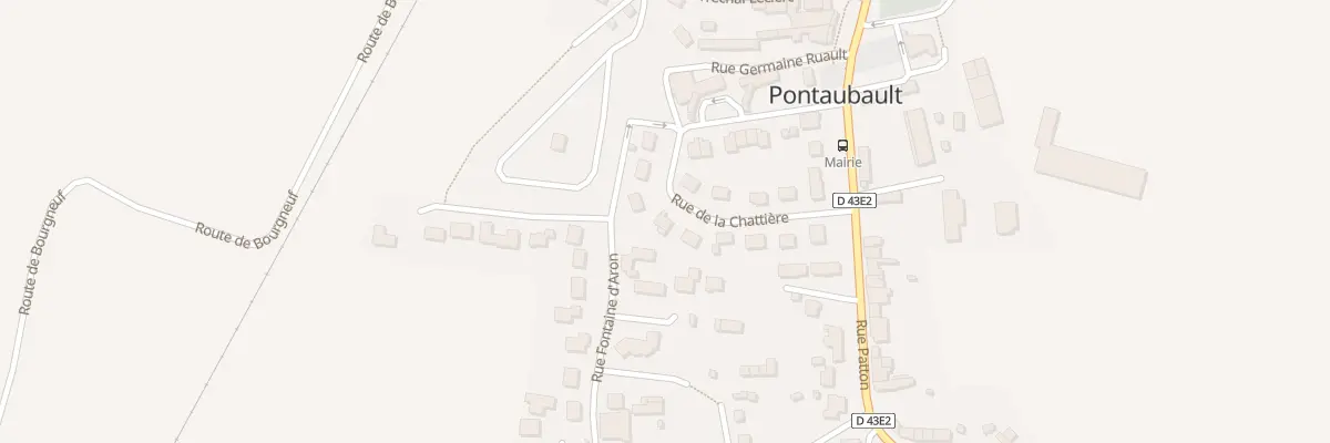 Plan du 9 Rue de la Chattière à Pontaubault
