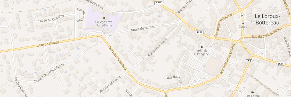 Plan du 17 Rue du fief heulin au Loroux-Bottereau